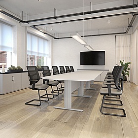 Optima Plus Curve Meeting and Boardroom Tables - Meeting Room