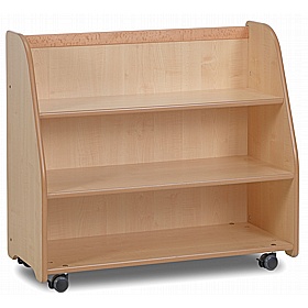 Role Play Zone Mobile Bookcase with Mirror Back - School Furniture