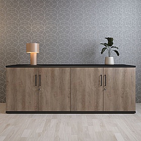 Combined 4 Door Credenza Office Storage Unit - Office Storage