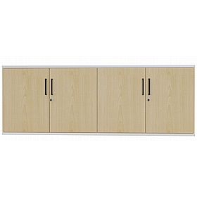 Combined 4 Door Credenza Office Storage Unit - Office Storage