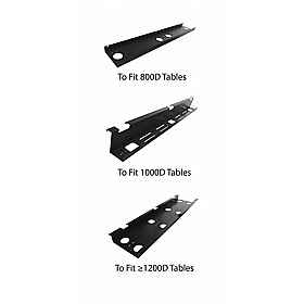 Linnea Cable Trays for Rectangular Tables - Office Accessories