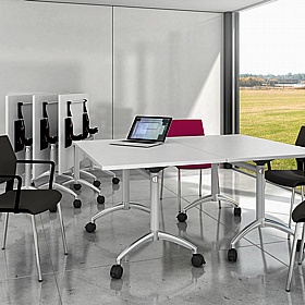 Elite Modular Tilting Rectangular Conference and Boardroom Tables - Meeting Room