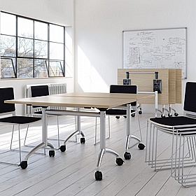 Elite Modular Tilting Rectangular Conference and Boardroom Tables - Meeting Room