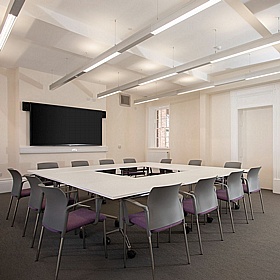 Elite Modular Tilting Rectangular Conference and Boardroom Tables - Meeting Room