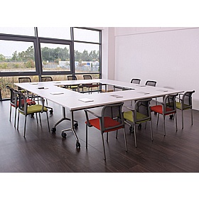 Elite Modular Tilting Rectangular Conference and Boardroom Tables - Meeting Room