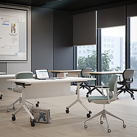 Elite Modular Plus Tilting Rectangular Conference and Boardroom Tables - Meeting Room