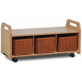 Tidy Tots Nursery Mobile Low Level Storage Unit - School Furniture