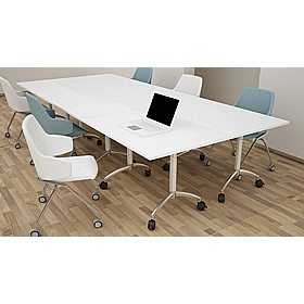 Elite Modular Tilting Rectangular Conference and Boardroom Tables - Meeting Room