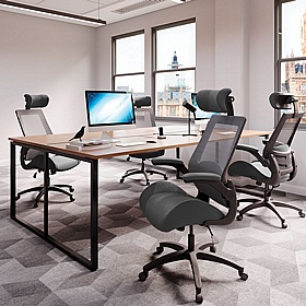 Resolute Bariatric 28 Stone 24 Hour Mesh Office Chair - Office Chairs