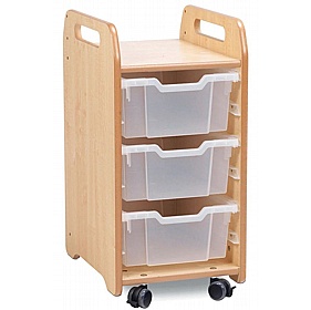 Tidy Tots Nursery Single Column Tray Storage - School Furniture
