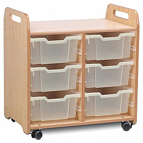 Tidy Tots Nursery Double Column Tray Storage - School Furniture