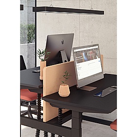 Progress Plus Electric Height Adjustable 2 Person Shallow Rectangular Back to Back Desks - Office Desks