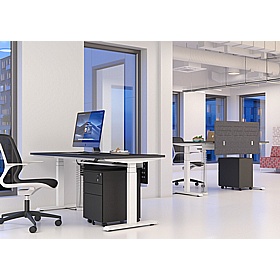 Progress Plus Electric Height Adjustable Rectangular Office Desks - Office Desks