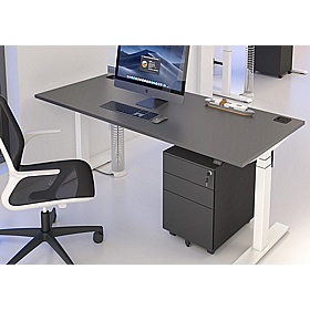 Progress Plus Electric Height Adjustable Rectangular Office Desks - Office Desks
