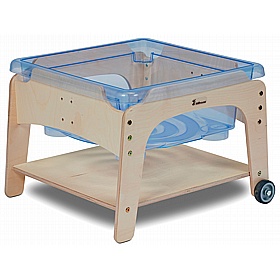 Mini Sand and Water Station With Shelf - School Furniture