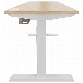 Progress Plus Electric Height Adjustable Shallow Rectangular Office Desks - Office Desks