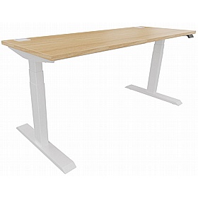 Progress Plus Electric Height Adjustable Shallow Rectangular Office Desks