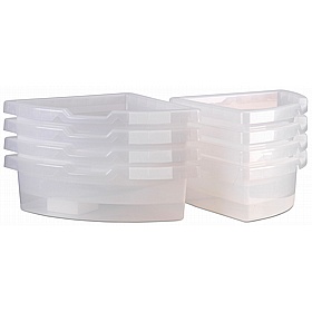 Millhouse Clear Corner Tubs - Pack of 8