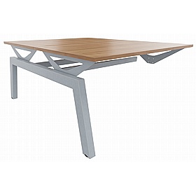 Linnea Elevate Rectangular Back to Back Sliding Top Bench Extension Desks