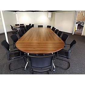 Elite Modular Tilting Semi-Circular Conference and Boardroom Tables - Meeting Room