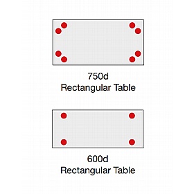 Elite Modular Tilting Table Linking Plates - Meeting Room