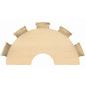Teeny Tots Semi-Circular Tables - School Furniture