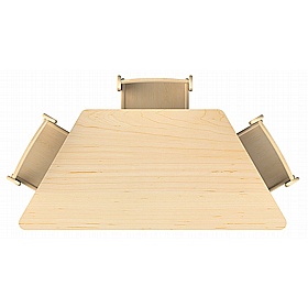 Teeny Tots Height Adjustable Trapezoidal Tables - School Furniture