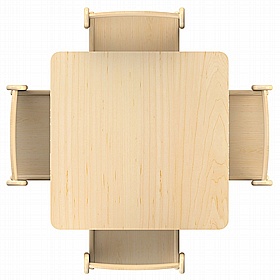 Teeny Tots Square Tables - School Furniture