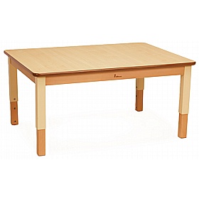 Teeny Tots Height Adjustable Rectangular Tables - School Furniture