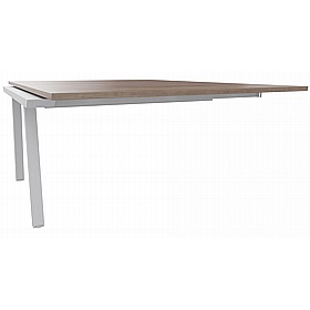 Linnea A-Frame Rectangular Back to Back Sliding Top Bench Extension Desks - Office Desks