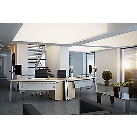 Linnea A-Frame Reception Desks - Reception Area