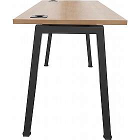 Linnea Shallow A-Frame Rectangular Starter Bench Desks - Office Desks