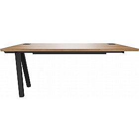 Linnea Shallow A-Frame Rectangular Bench Extension Desks - Office Desks