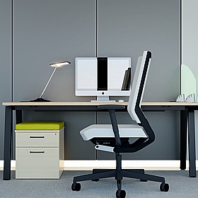 Linnea Deep A-Frame Rectangular Bench Extension Desks - Office Desks