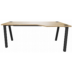 Linnea A-Frame Shallow Wave Bench Desks - Office Desks