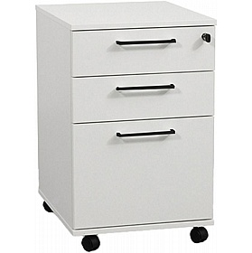 Linux II 3 Drawer High Under Desk Mobile Pedestals - Office Storage