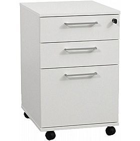 Linux II 3 Drawer High Under Desk Mobile Pedestals - Office Storage