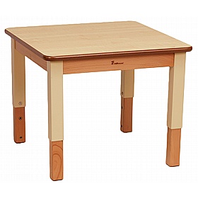 Teeny Tots Height Adjustable Square Tables