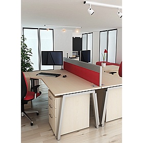 Linnea A-Frame Wave Bench Desks - Office Desks