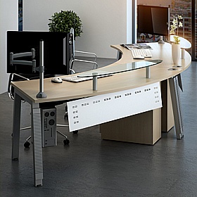 Linnea Reception Steel Modesty Panels - Office Accessories