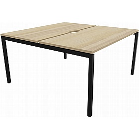 Linux II 2 Person Rectangular Back to Back Bench Desks