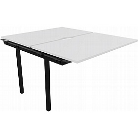 Linux II Rectangular Back to Back Bench Extension Desks - Office Desks