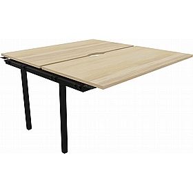 Linux II Rectangular Back to Back Bench Extension Desks - Office Desks