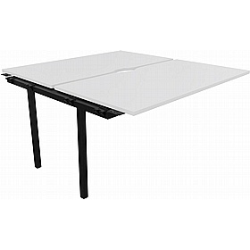 Linux II Rectangular Back to Back Bench Extension Desks - Office Desks