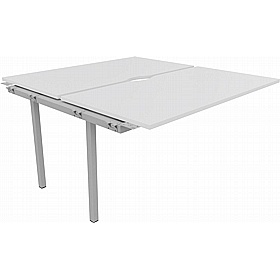Linux II Rectangular Back to Back Bench Extension Desks - Office Desks