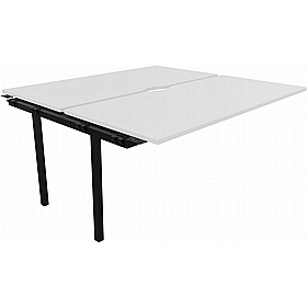 Linux II Rectangular Back to Back Bench Extension Desks - Office Desks