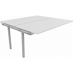 Linux II Rectangular Back to Back Bench Extension Desks - Office Desks