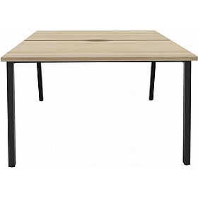 Linux II 2 Person A-Frame Rectangular Back to Back Bench Desks - Office Desks