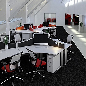 Elite Tall Narrow Under Desk Mobile Pedestals - Office Storage