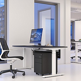 Elite Tall Under Desk Steel Mobile Pedestals - Office Storage